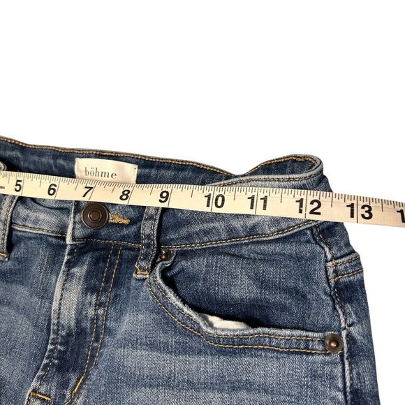 Bohme Straight Leg Distressed Jeans Sz 24 - Picture 11 of 11